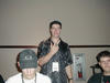 Blake flipping the bird at Defcon 9