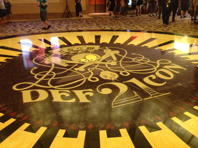 Defcon 21 Floor Art