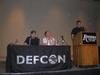Bitemytaco, devDelay, and Blake speaking at Defcon 16