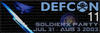 SOLDIERX Defcon 11 Party Logo