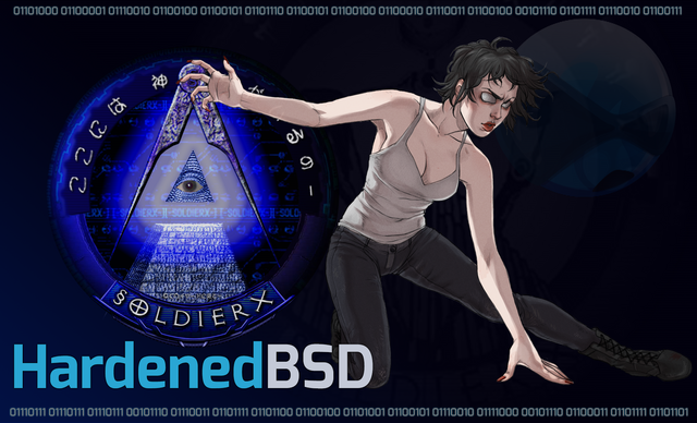 HardenedBSD Molly Millions SX Background