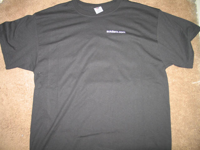 SOLDIERX Shirt Front No Background